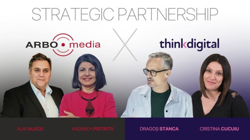 ArboMedia și ThinkDigital: parteneriat strategic pentru oferta națională de spații publicitare multimedia